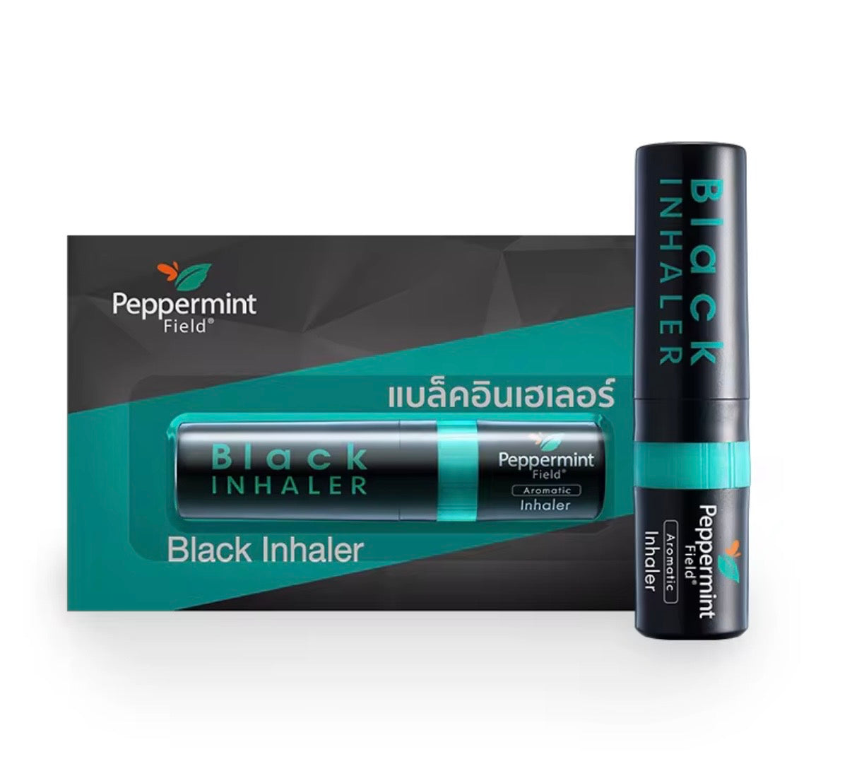 Peppermint Field Black Inhaler – Aromatic Nasal Inhaler
